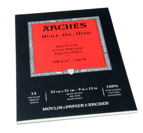 Arches Oil Paper Cold Pressed 300g Natural White