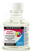 Load image into Gallery viewer, Daler-Rowney Acrylic Medium Soluble Varnish 75ml