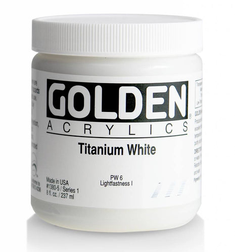 GOLDEN Acrylic Titanium White 237ml
