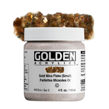 Load image into Gallery viewer, GOLDEN Acrylic Mica Flake 118ml