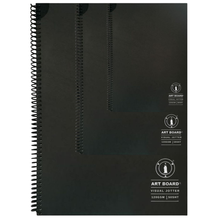 Load image into Gallery viewer, Art Board Hard Cover Spiral Bound Visual Jotters