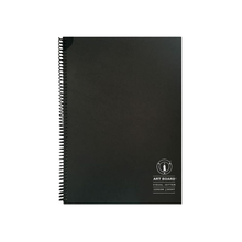 Load image into Gallery viewer, Art Board Hard Cover Spiral Bound Visual Jotters