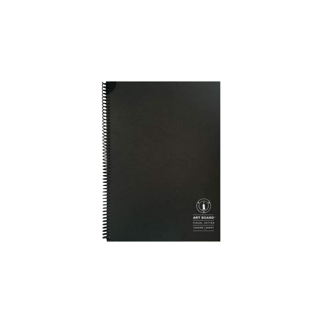 Art Board Hard Cover Spiral Bound Visual Jotters