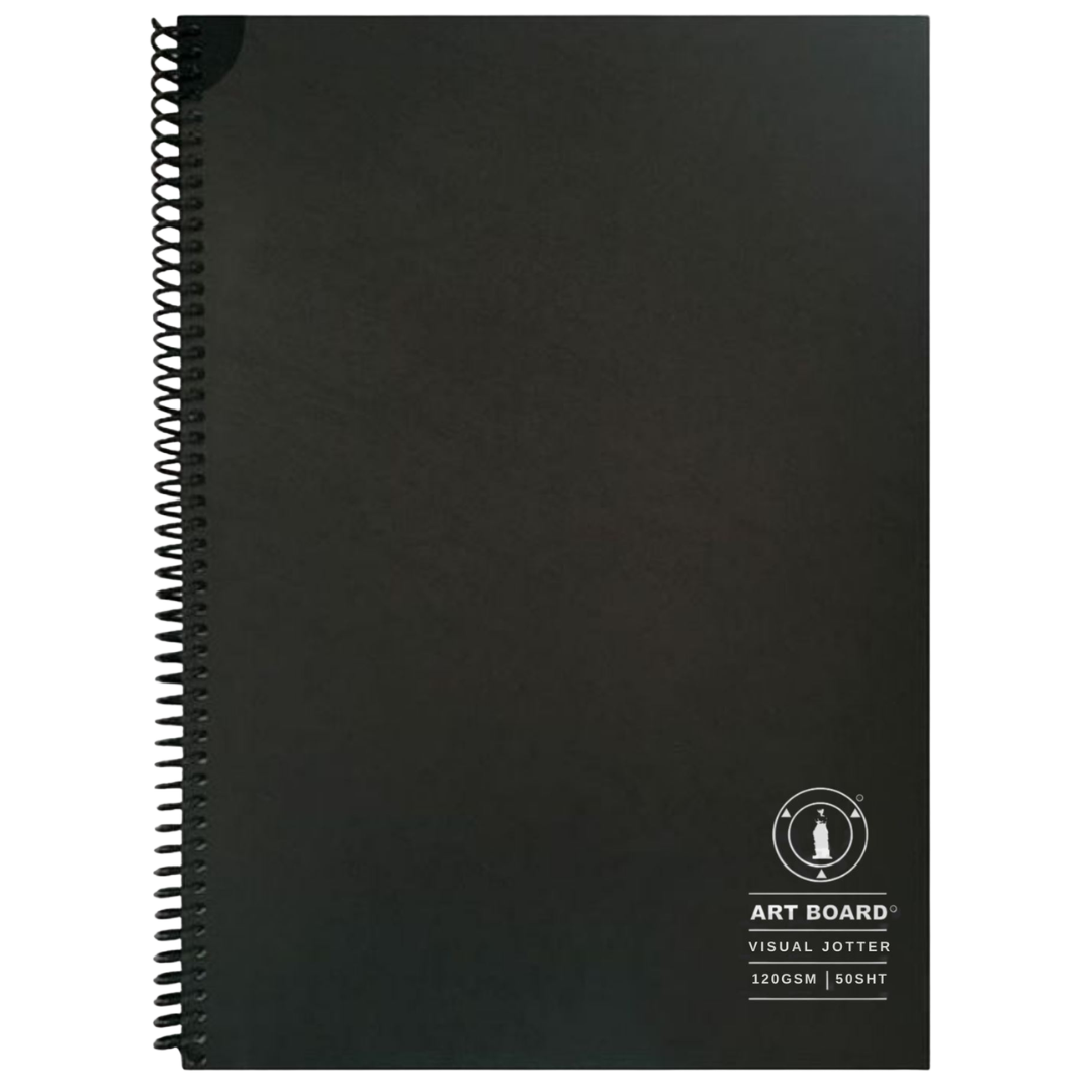 Art Board Soft Cover Spiral Bound Visual Jotters