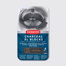 Load image into Gallery viewer, Derwent XL Charcoal Professional Quality 6 Blocks