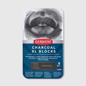 Derwent XL Charcoal Professional Quality 6 Blocks