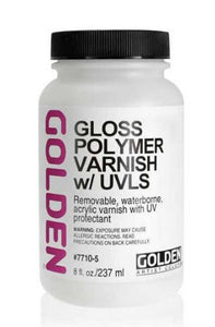 GOLDEN Polymer Varnish with UVLS (Gloss)