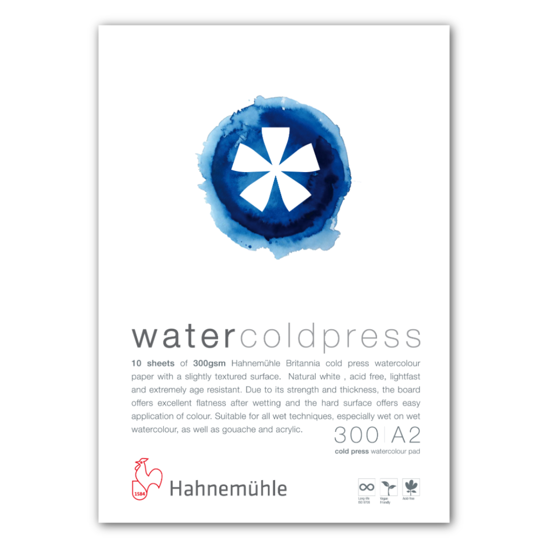 Prime Art Hahnemühle Britannia Water Pad Cold Press