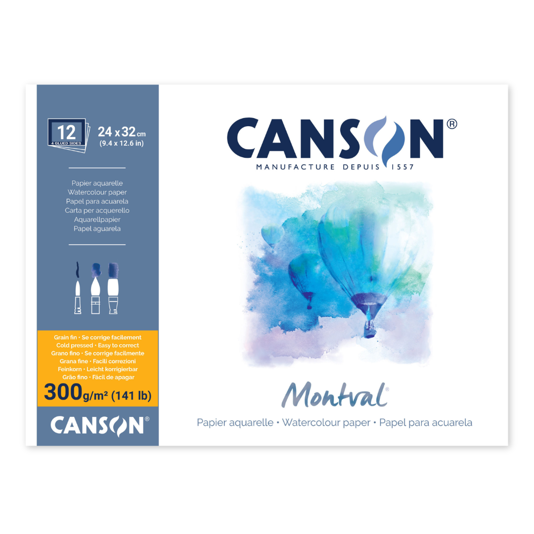 Canson Montval 300gsm Watercolour Pads