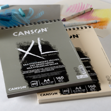 Load image into Gallery viewer, Canson XL Sand Grain Dry Mixed Media Pads A3