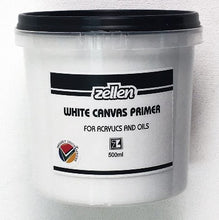 Load image into Gallery viewer, Zellen White Canvas Primer