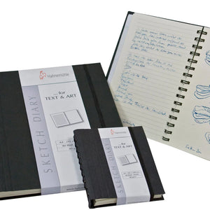 Hahnemuhle Sketch Diary Spiral Black 120gsm