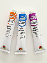ZelCol Oil Paints - 50ml/100ml Tubes
