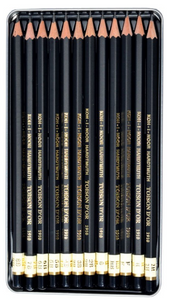 Koh-I-Noor 1900 Toison D'Or Professional Graphite Pencils Set 8B - 2H Tin
