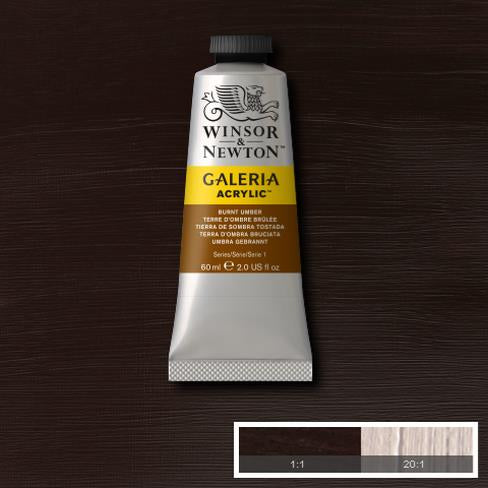 Winsor & Newton Galeria Acrylic Tubes : 60ml, 120ml