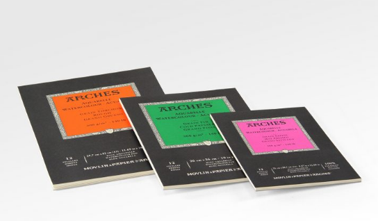 Arches Watercolour Paper Pads 300g Natural White
