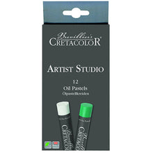 Load image into Gallery viewer, Brevillier&#39;s Cretacolor Artist Studio Oil Pastels 12 Pack