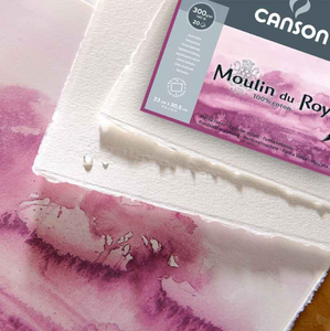 Canson : Moulin du Roy : Watercolor Paper Pad : A3 : 300gsm : 10 Sheets :  HP - Gummed Pads - Paper & Card - Surface
