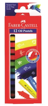 Faber Castell Jumbo Oil Pastels Box of 12