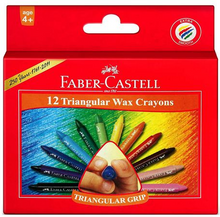 Load image into Gallery viewer, Faber Castell Wax Crayons Triangular