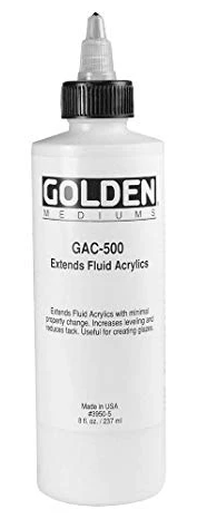 GOLDEN GAC 500 Gloss Extender for Fluid Acrylic Colours