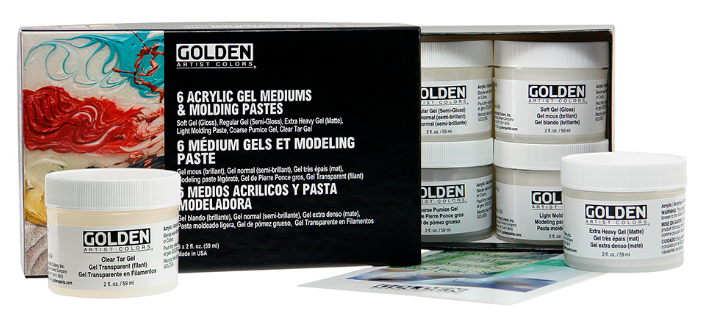 GOLDEN Gels, Pastes, Gesso's and Mediums