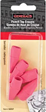 Load image into Gallery viewer, General&#39;s Pencil Top Erasers - Knobby Eraser Caps 5 Pack