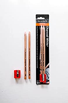 Generals Pencil Company Charcoal White Pencil Set 3pce
