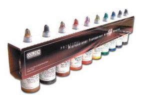GOLDEN Principal Professional Transparent Airbrush Acrylics 10 colours