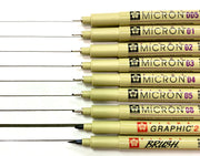 Sakura Pigma Micron Pens & Brushes