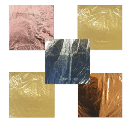 Prime Art Imitation Gilding Leaf 140mm x 140mm 25 pages