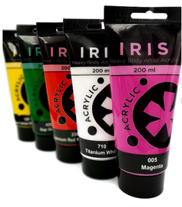 Iris Heavy Body Acrylic  200ml, 75ml