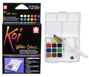 Koi Watercolours Half Pans