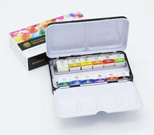 Load image into Gallery viewer, Mungyo Professional Watercolor Half Pan Sets