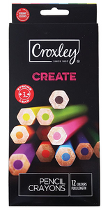 Croxley Create Pencil Crayons Set of 12