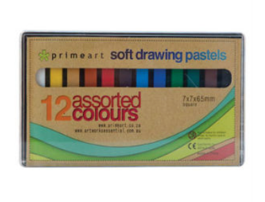 Prime Art Soft Pastels (Set of 12 Assorted Colours)