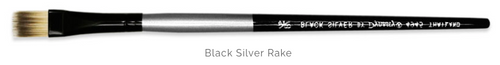 Dynasty Black Silver Rake Brushes