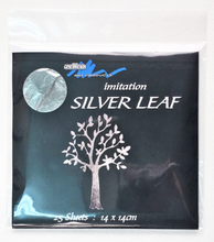Load image into Gallery viewer, Zellen Imitation Metallic Leaf 140mm x 140mm 25 Sheets