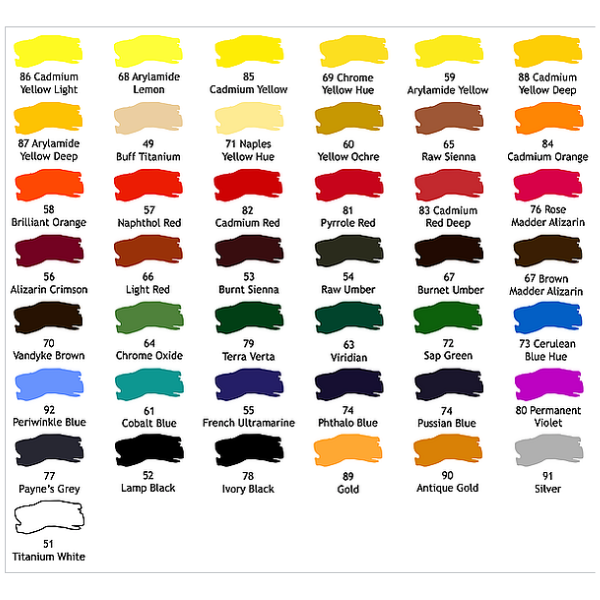 ZelCryl Acrylic Paints - 50ml/100ml Tubes