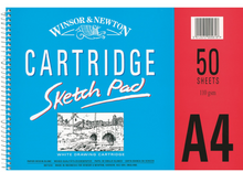 Load image into Gallery viewer, Winsor &amp; Newton 110gsm Cartridge Sketch Pad