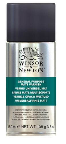 Winsor & Newton All Purpose Matt Varnish Spray 150ml