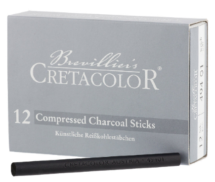 Brevillier's Cretacolor Compressed Charcoal Sticks