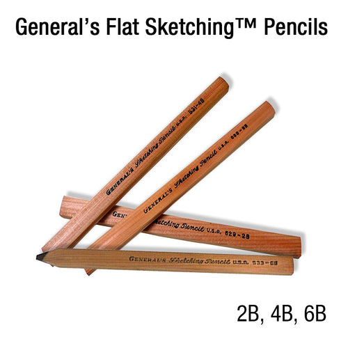 General's Flat Sketching Pencils