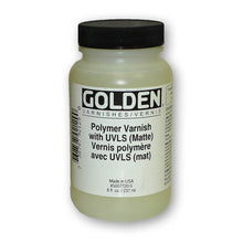 Load image into Gallery viewer, GOLDEN Polymer Varnish with UVLS (Matte)