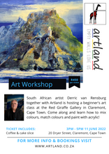 Load image into Gallery viewer, Paint Workshop with Derric van Rensburg